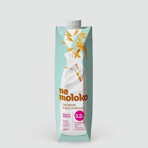 Напиток овсяный 3.2% «NeMoloko» классический, 1 г, 1 л