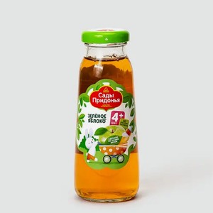 Сок «Сады Придонья» Зеленое яблоко, 0,2 г, 200 мл