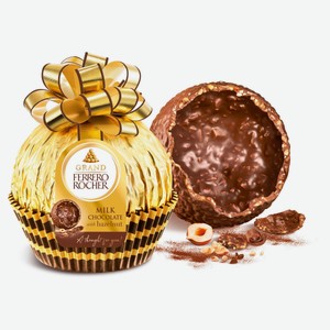 Фигурный шоколад FERRERO Rocher Grand из молочного шоколада Польша, 125 г