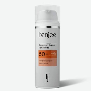 L ENJEE Тонирующий увлажняющий солнцезащитный крем SPF 50 с ниацинамидом для смуглой кожи, 1 шт.