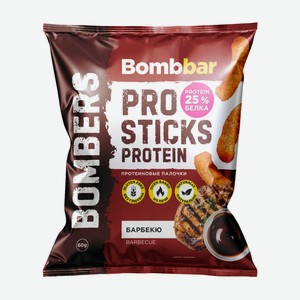 Палочки Bombbar кукурузные протеиновые Барбекю, 60г