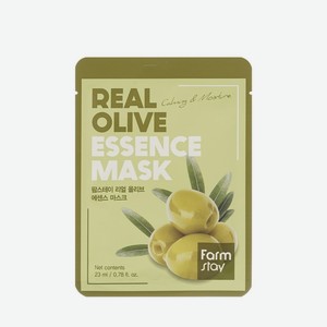 Тканевая маска для лица с экстрактом оливы FarmStay Real Olive 23мл