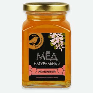 Мед АШАН Золотая птица натуральный акациевый, 320 г