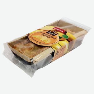 Пирог сладкий сдобный «Штрудель и Ко» Лимонный с сочным лимоном без дрожжей охлажденный, 320 г