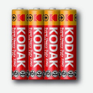 Батарейки Kodak R03 AAA, 4 шт