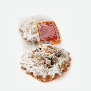 Кекс с изюмом 75гр