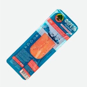 Форель ДЛЯ САЛАТОВ И БУТЕРБРОДОВ филе-кусочки, слабосоленая 120г Тесей