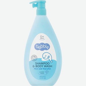 Шампунь Bebble для волос и тела детский 0+, 400мл