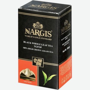 Чай Nargis Assam чёрный листовой 100г, 100 г