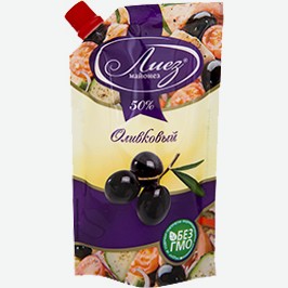 Майонез Лиез, Оливковый, 50%, 200 Мл