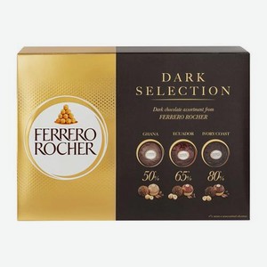Шоколадные конфеты Ferrero Rocher Dark Selection ассорти 300г
