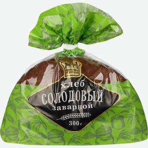 Хлеб ржано-пшеничный Хлебопекарное предприятие №1 Солодовый заварной в нарезке, 300 г