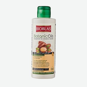 BIOBLAS Шампунь мини для всех типов волос против выпадения с аргановым маслом Botanic Oils, 150 мл