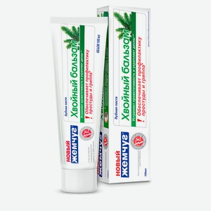 НОВЫЙ ЖЕМЧУГ Зубная паста Хвойный Бальзам, 100 мл