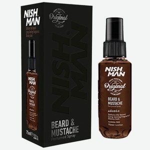 NISHMAN Парфюмированный лосьон для бороды Adonis, 75 мл