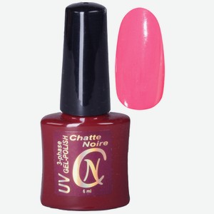 CHATTE NOIRE Гель-лак для ногтей Pink, тон 1029 розовый неон, 6 цвет