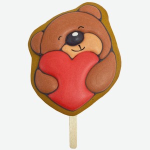 Пряник имбирный глазированный к  14 февраля , 40г