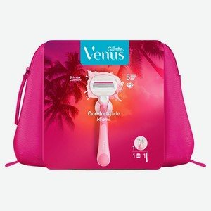 Подарочный набор Venus Miami станок 1 шт + коссета 1 шт + крючок