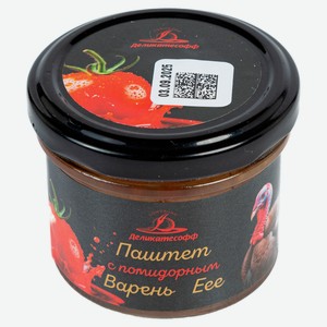 Паштет «Деликатесофф» Варень Еее с помидорами, 100 г