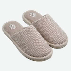 Тапочки женские LuckyLand с закрытым носом бежевые, р. 36 в ассортименте