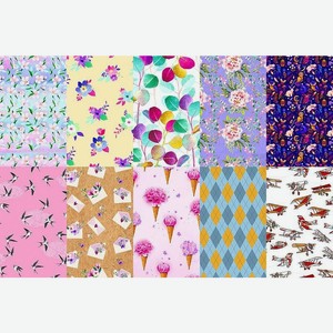 Бумага упаковочная Арт и Дизайн 70х100см в ассортименте 1шт., 1 шт