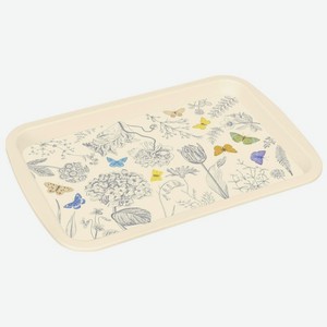 Поднос Phibo универсальный с декором 293x193x20мм 1шт., 1 шт