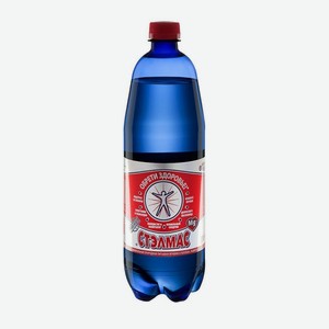 Вода минеральная Стэлмас Mg+ природная лечебно-столовая газированная 1000 мл