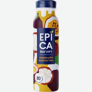 Йогурт Epica маракуйя-мангостин 2.5% 260г, 250 мл