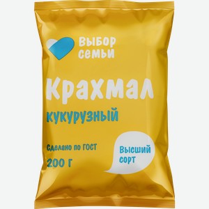 Крахмал кукурузный ВЫБОР СЕМЬИ, 200г