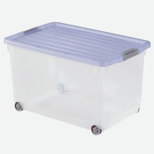 Ящик с крышкой на колесах, 57л