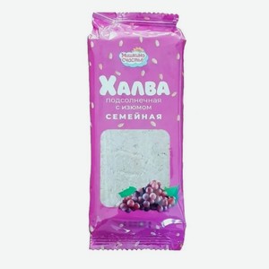 Халва подсолнечная с изюмом Мишкино счастье, 500 г