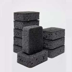 Черные губки для мытья посуды, 10 шт