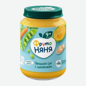 Овощной суп с цыпленком с 9 месяцев Фрутоняня 190г