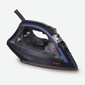 TEFAL Утюг Virtuo FV1713E0, с системой самоочистки, паровым ударом 90 г/мин, подошвой с антипригарным покрытием, вертикальным отпариванием, противокапельной системой, 2000 Вт