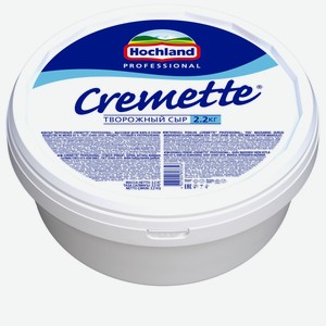 БЗМЖ Творожный сыр Cremette Professional 2,2кг