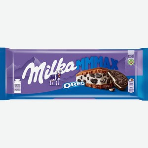 Шоколад молочный Milka МMMax со вкусом ванили и кусочками печенья Орео 253г