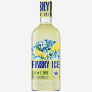 Настойка сладкая Финский Лед со вкусом Джин Лимон