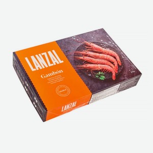 Креветки аргентинские замороженные Lanzal с головой L1 Финляндия, 2 кг