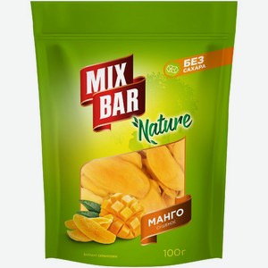 Манго Mixbar сушеное 100г, 100 г
