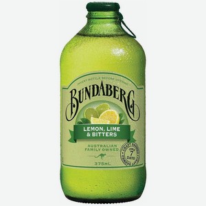 Напиток Bundaberg Lemon Lime & Bitters газированный 375мл, 375 мл