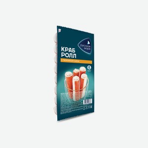 Крабовые палочки Русское море Краб-ролл имитация с сыром охлажденные 180 г