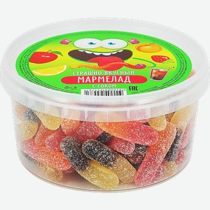 Мармелад жевательный Червячки кислячки, 350г