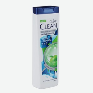 Шампунь бальзам-ополаскиватель Клиар Против перхоти 2 в 1 Чистота и Свежесть 365 мл