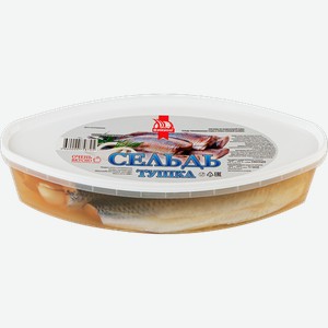 Сельдь ВИКИНГ потрошеная без головы в пряно-солевой заливке, 1кг