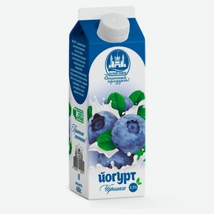 Йогурт Белый Замок Черника 2.5% 450 г