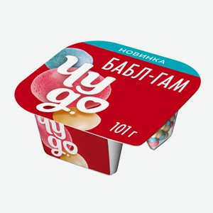 Йогурт Чудо Бабл-Гам с хрустящими насыпками-шариками 4% 101 г