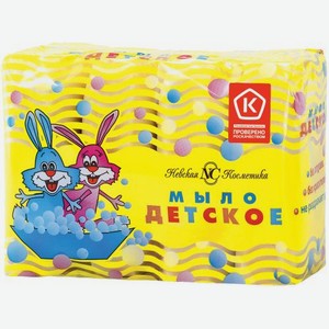 Детское мыло Невская Косметика 4*100г