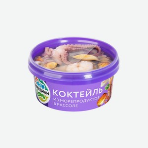 Коктейль из морепродуктов в рассоле Меридиан 180г