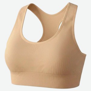 Топ спортивный женский InExtenso бежевый, р S-XL