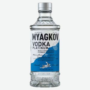 Водка «Мягков» платиновая Россия, 0,5 л